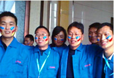 超前涂料90同學(xué)會(huì)現(xiàn)場(chǎng)！河南真石漆知名品牌